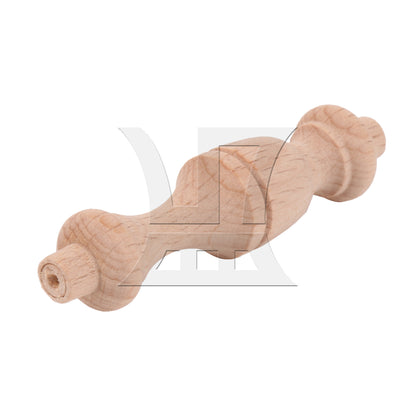 BQLZR Carved Wooden Stair Spindle Baluster for Furniture Decorations 2.95" x 0.71"