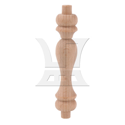 BQLZR Unpainted Wooden Spindle Baluster for Home Restaurant Decor 3.74 x 0.71inch