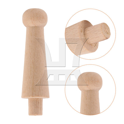 BQLZR Wooden Baluster Spindle Replacement for Furniture Miniature 2.95 x 0.79 Inch