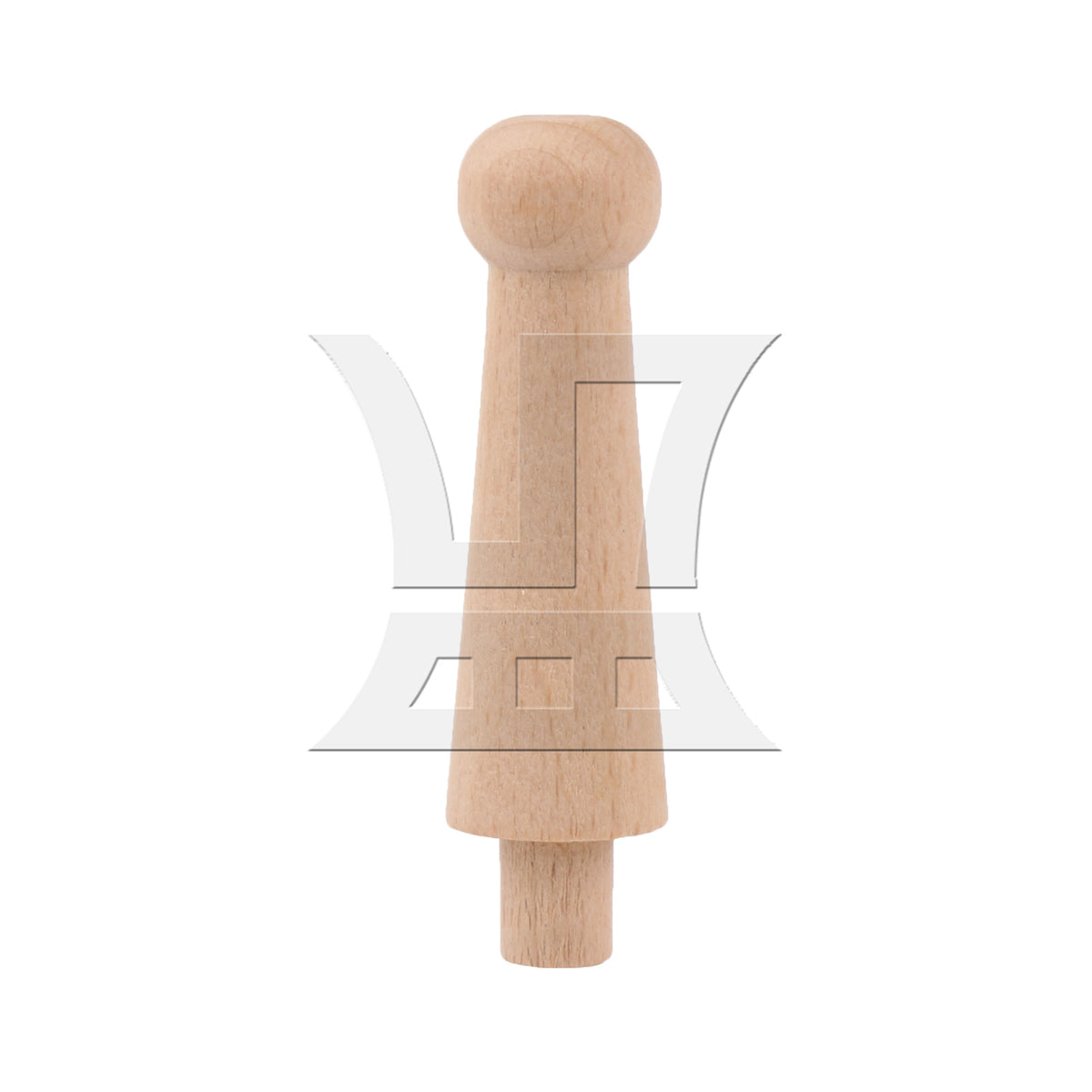 BQLZR Wooden Baluster Spindle Replacement for Furniture Miniature 2.95 x 0.79 Inch