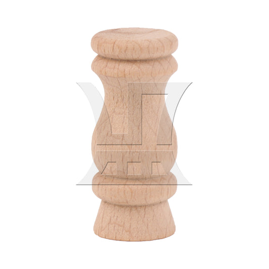 BQLZR Wooden Baluster Spindle Replacement for Furniture Miniature 1.57 x 0.67 Inch
