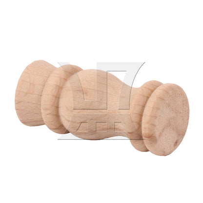 BQLZR Wooden Baluster Spindle Replacement for Furniture Miniature 1.57 x 0.67 Inch