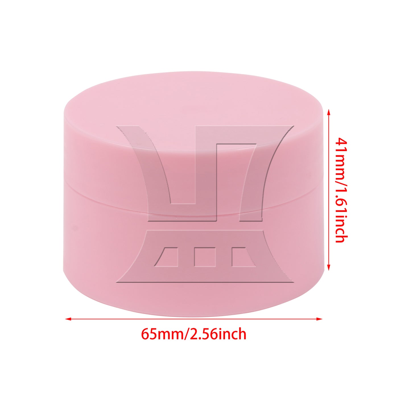 BQLZR Plastic Cosmetic Jars Container with Lid for Cream Lotion Powder 50g Capacity