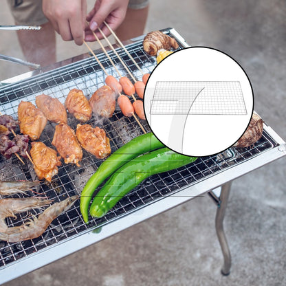 BQLZR Stainless Steel Cooling Baking Rack for Biscuits Cake 17.32 x 7.48 Inch Silver