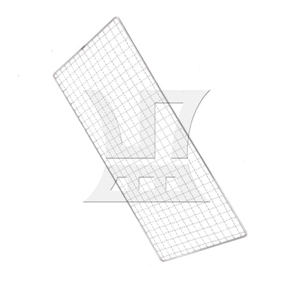 BQLZR Stainless Steel Cooling Baking Rack for Biscuits Cake 17.32 x 7.48 Inch Silver