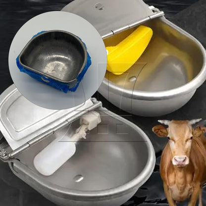 BQLZR  10pcs Stainless Steel Automatic Drinking Bowl for Rabbit Split Tee Small