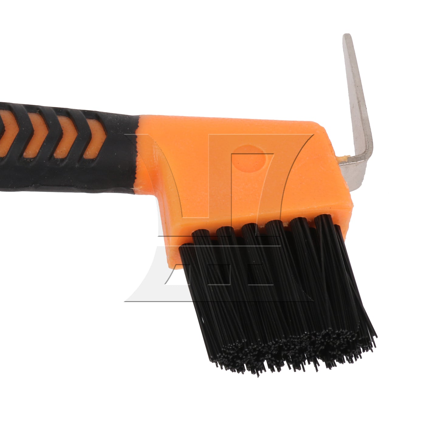 BQLZR  1pc Horse Hoof Pick Brush Orange Horseshoe Cleaning Brush