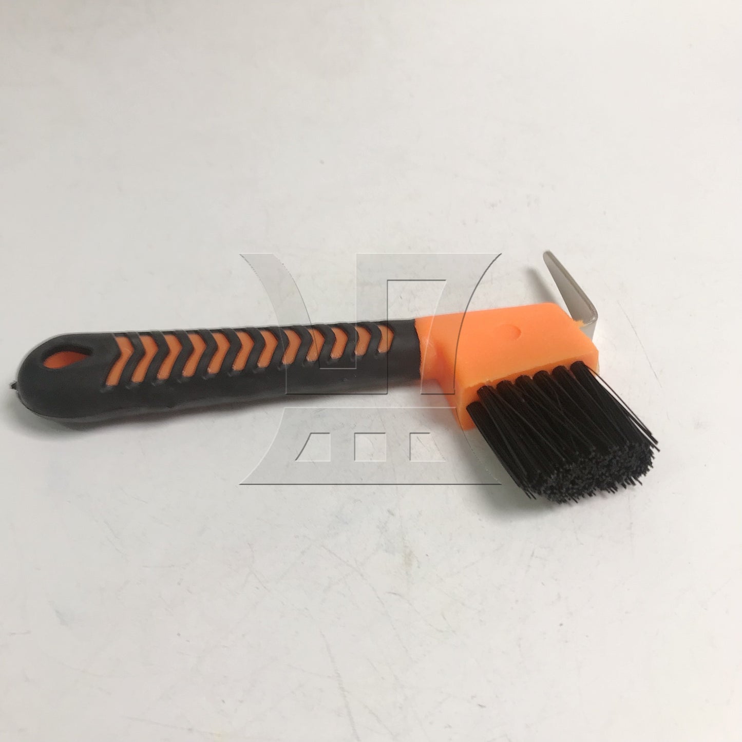 BQLZR  1pc Horse Hoof Pick Brush Orange Horseshoe Cleaning Brush