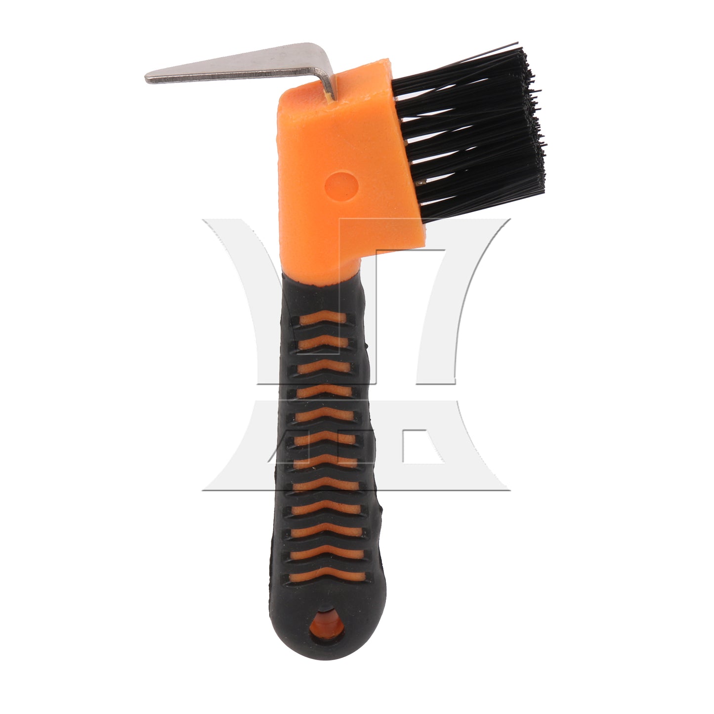 BQLZR  1pc Horse Hoof Pick Brush Orange Horseshoe Cleaning Brush