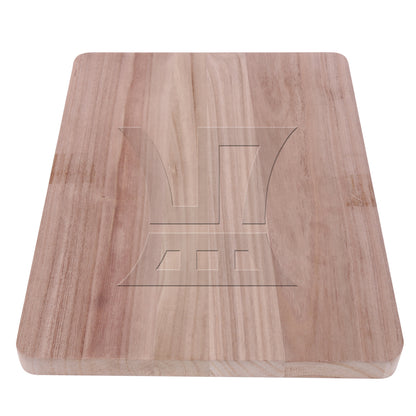 BQLZR 1PC Solid Wood Floating Shelves Round Corner Wardrobe Board 40x30x2.5cm Natural Color
