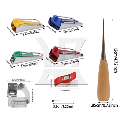 BQLZR 1set DIY Patchwork Tool Sewing Kit for Leather Craftsmanship