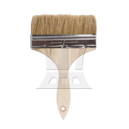BQLZR 1pc Paint Brush White Hard Bristles 6 Inches Wide for Wall Graffiti, Large Area Coloring