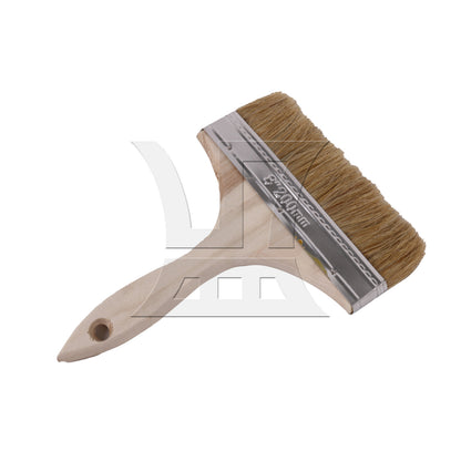 BQLZR 1pc Paint Brush White Hard Bristles 8 Inches Wide for Wall Graffiti, Large Area Coloring