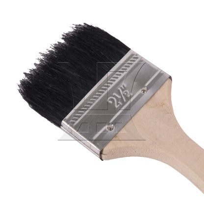 BQLZR  1pc Paint Brush Black Hard Bristles 2.5 Inches Wide for Wall Graffiti, Large Area Coloring
