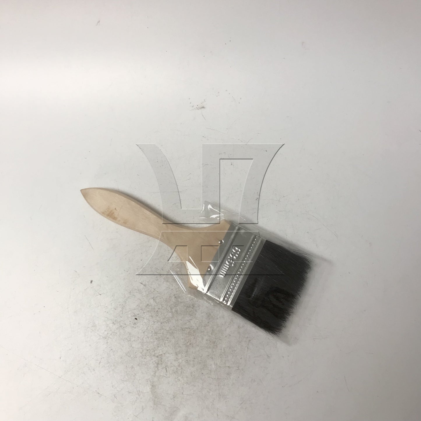 BQLZR  1pc Paint Brush Black Hard Bristles 2.5 Inches Wide for Wall Graffiti, Large Area Coloring