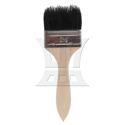 BQLZR  1pc Paint Brush Black Hard Bristles 2.5 Inches Wide for Wall Graffiti, Large Area Coloring