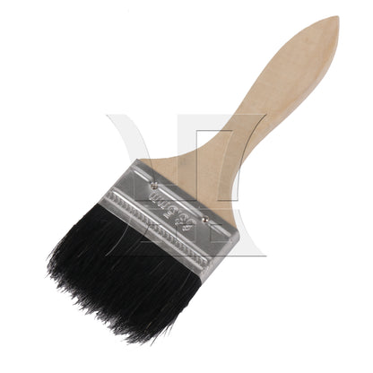 BQLZR  1pc Paint Brush Black Hard Bristles 2.5 Inches Wide for Wall Graffiti, Large Area Coloring