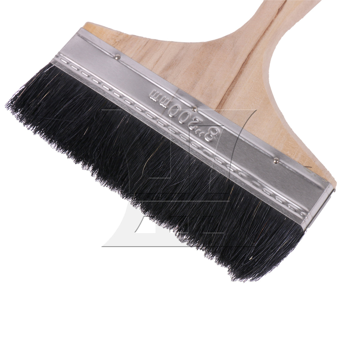 BQLZR 1pc Paint Brush Black Hard Bristles 8 Inches Wide for Wall Graffiti, Large Area Coloring