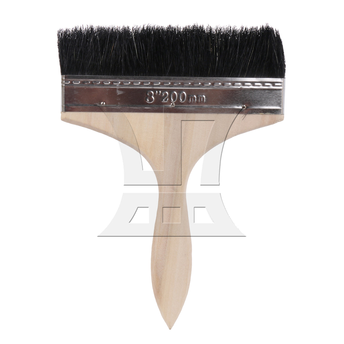 BQLZR 1pc Paint Brush Black Hard Bristles 8 Inches Wide for Wall Graffiti, Large Area Coloring