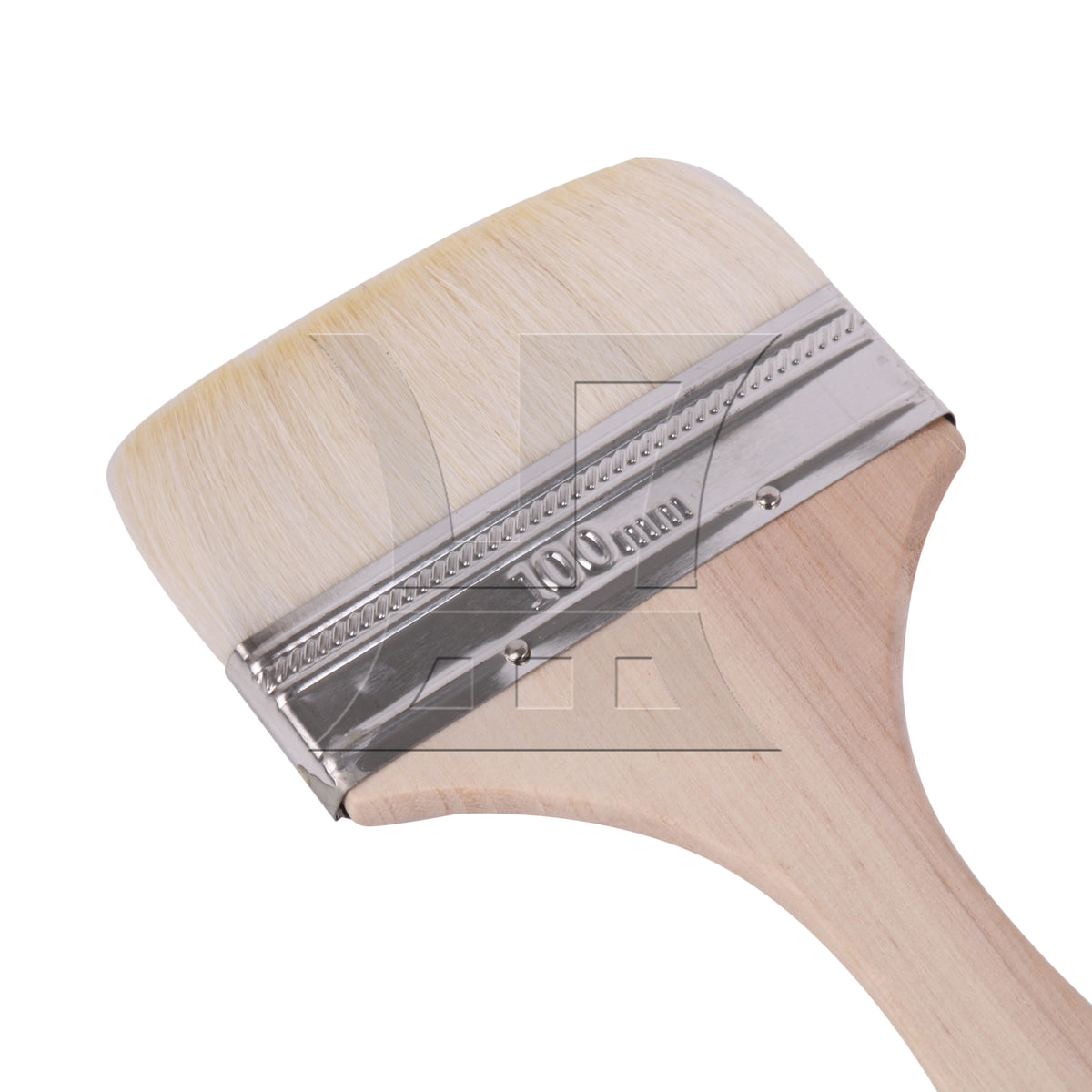 BQLZR 1pc Wool Paint Brush Soft Bristles 4 Inches Wide for Wall Graffiti, Large Area Coloring