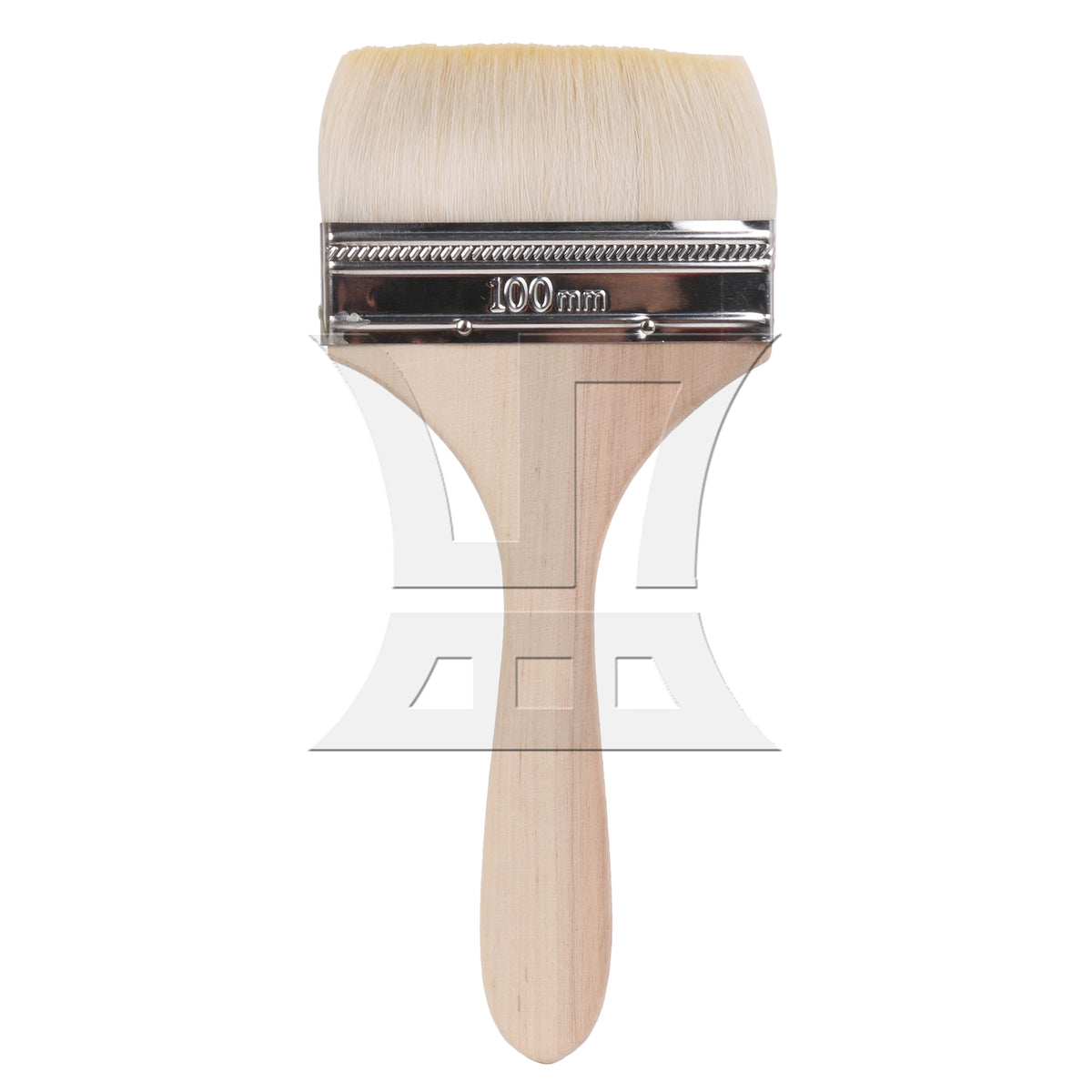 BQLZR 1pc Wool Paint Brush Soft Bristles 4 Inches Wide for Wall Graffiti, Large Area Coloring