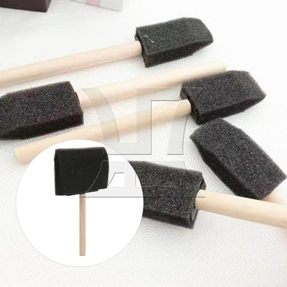 BQLZR 1pc Sponge Brush with Bristles 4 Inches Wide for Wall Graffiti, Large Area Coloring