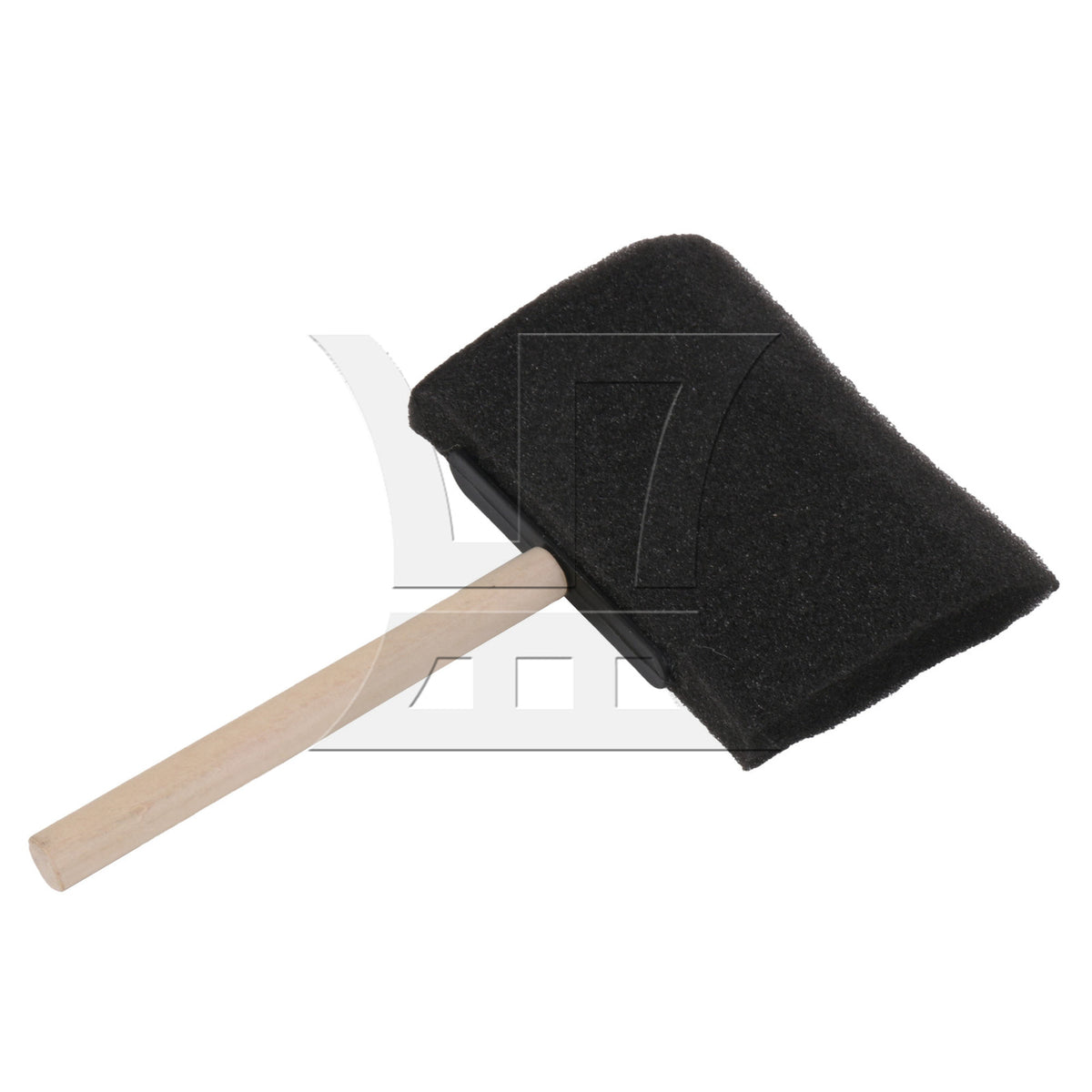 BQLZR 1pc Sponge Brush with Bristles 4 Inches Wide for Wall Graffiti, Large Area Coloring