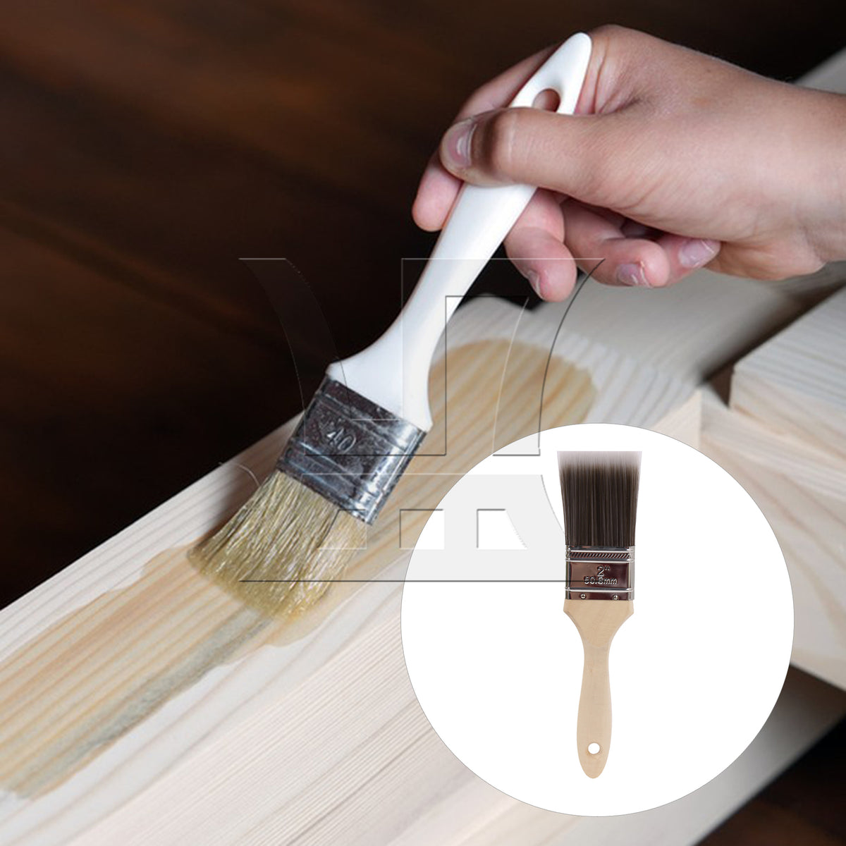 BQLZR 1pc Removal Brush 2 Inches Wide for Wall Graffiti, Large Area Coloring