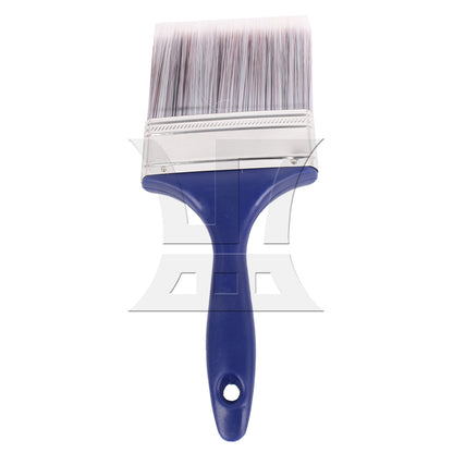 BQLZR 1pc Paint Brush Blue Rubber Handle Bristles 4 Inches Wide for Wall Graffiti, Large Area Coloring