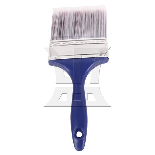 BQLZR 1pc Paint Brush Blue Rubber Handle Bristles 4 Inches Wide for Wall Graffiti, Large Area Coloring