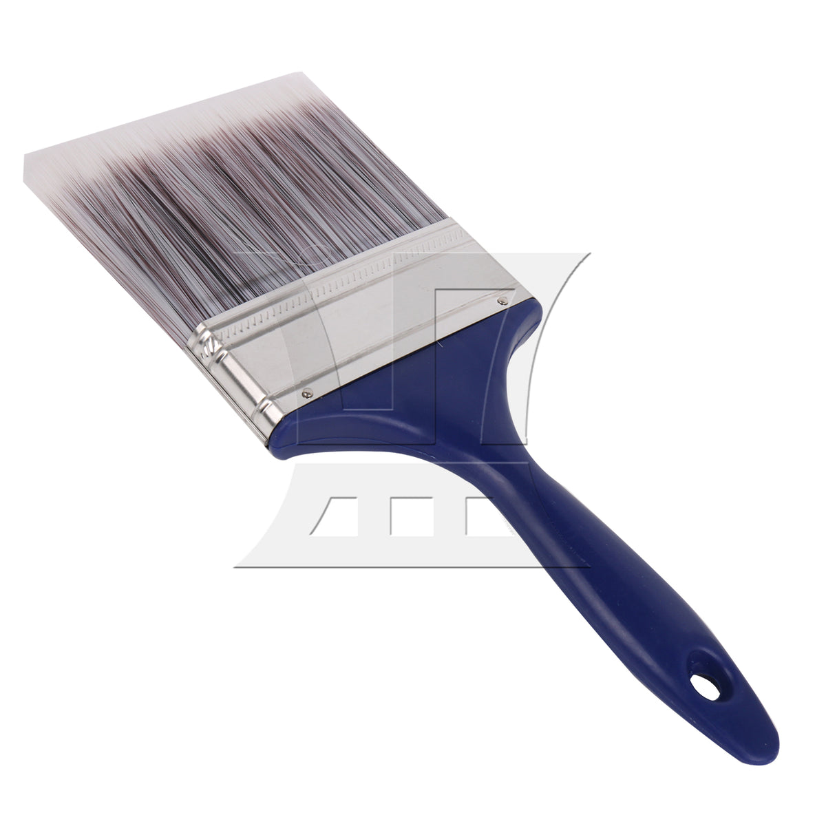 BQLZR 1pc Paint Brush Blue Rubber Handle Bristles 4 Inches Wide for Wall Graffiti, Large Area Coloring