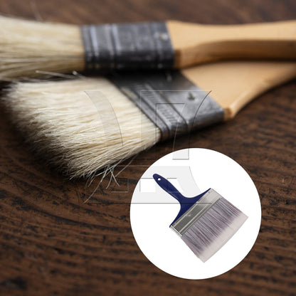 BQLZR 1pc Paint Brush Blue Rubber Handle Bristles 6 Inches Wide for Wall Graffiti, Large Area Coloring
