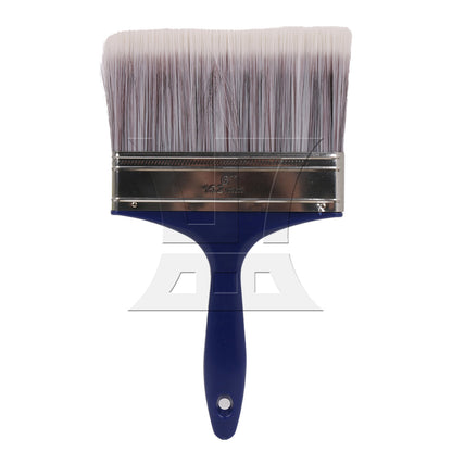 BQLZR 1pc Paint Brush Blue Rubber Handle Bristles 6 Inches Wide for Wall Graffiti, Large Area Coloring
