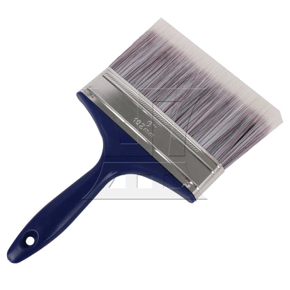 BQLZR 1pc Paint Brush Blue Rubber Handle Bristles 6 Inches Wide for Wall Graffiti, Large Area Coloring