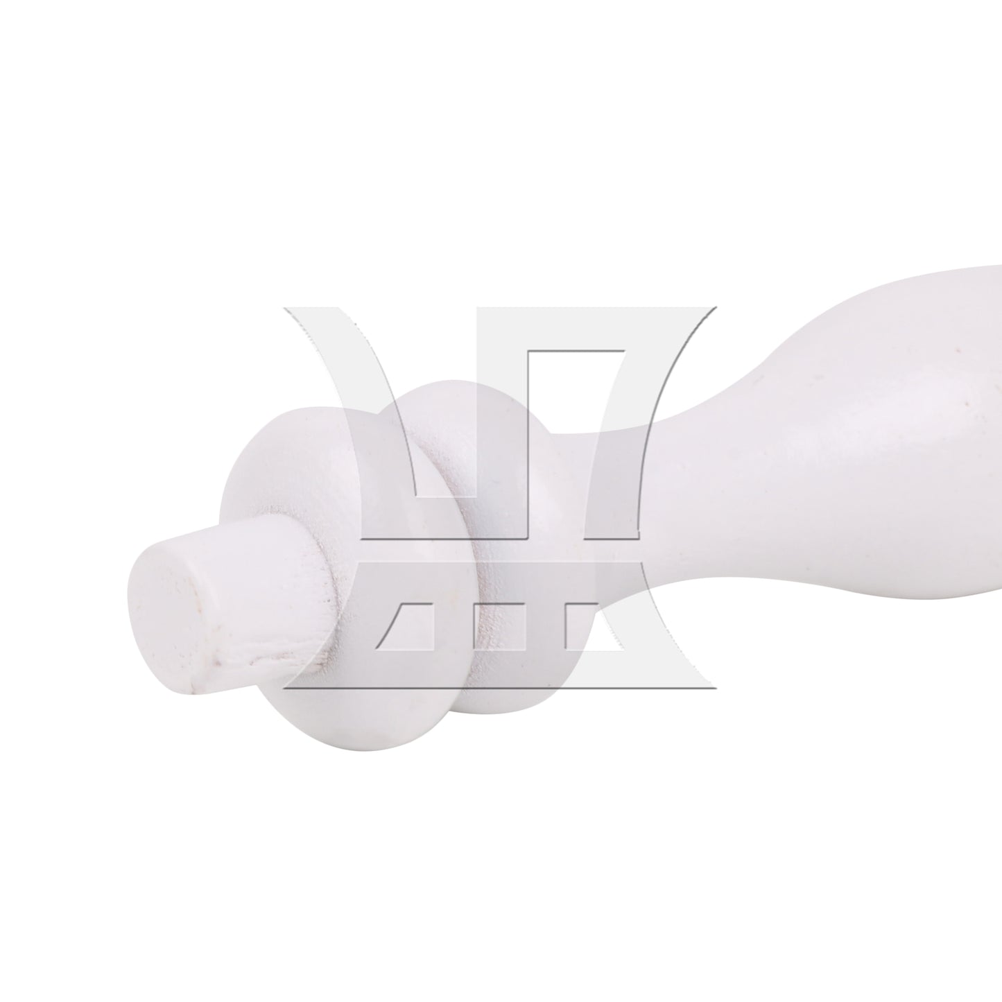 BQLZR 1PC Wooden Balusters Spindles White for Kitchen Windows Woodworking 7.4x1.8cm