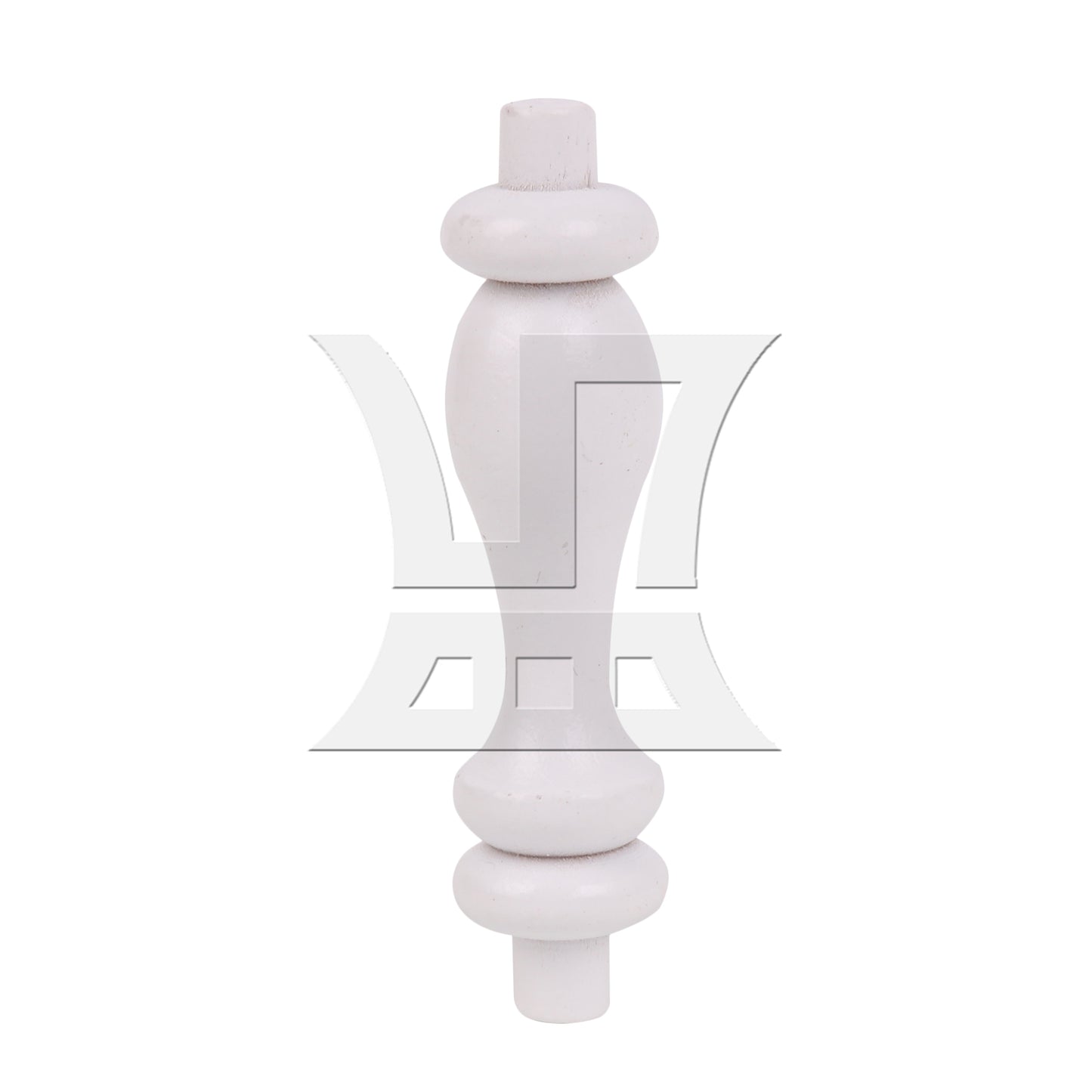 BQLZR 1PC Wooden Balusters Spindles White for Kitchen Windows Woodworking 7.4x1.8cm