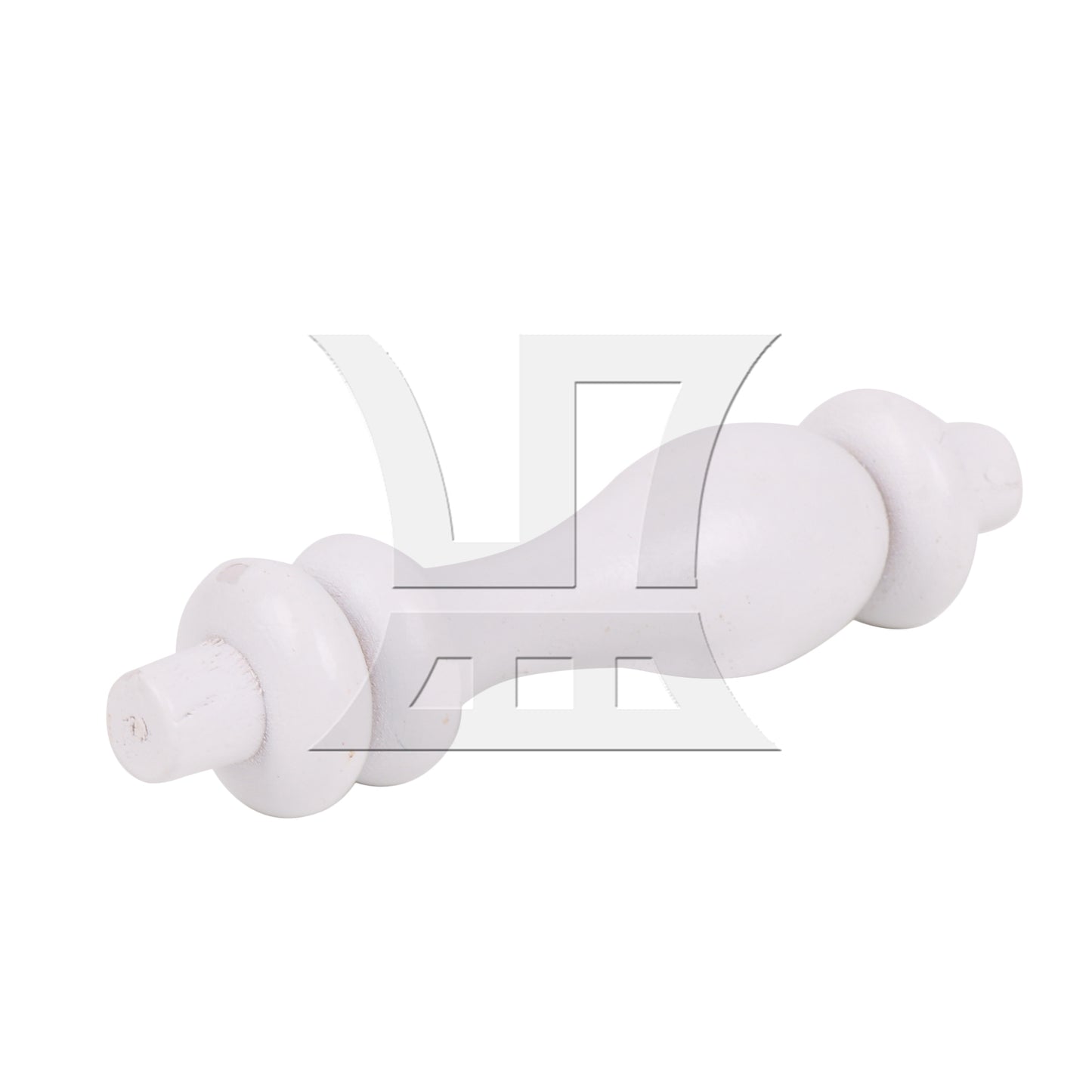 BQLZR 1PC Wooden Balusters Spindles White for Kitchen Windows Woodworking 7.4x1.8cm