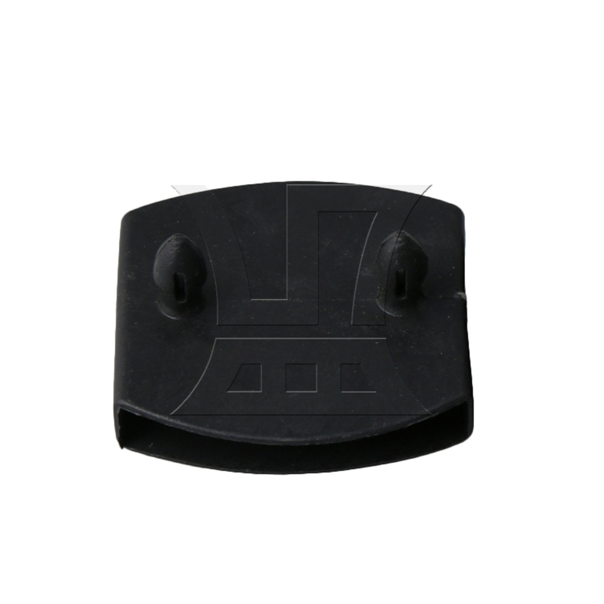 BQLZR 1pc Bed Slat Plastic Holders Double Head Inner Hole 55mm Black Skeleton Buckle