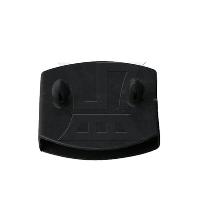 BQLZR 1pc Bed Slat Plastic Holders Double Head Inner Hole 55mm Black Skeleton Buckle