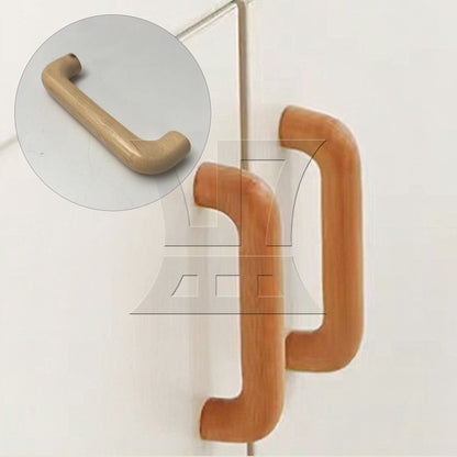 BQLZR Wooden Drawer Pulls Handle 9.6cm Hole Spacing for Furniture