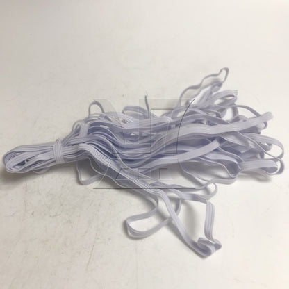 BQLZR  1pc Sewing Knit Elastic Band for Wristband Trousers White 1000x0.5cm