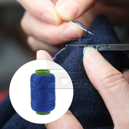 BQLZR Polyester Mini Thread Spool for Beginners Sewing Tools Royal Blue 330 Yards