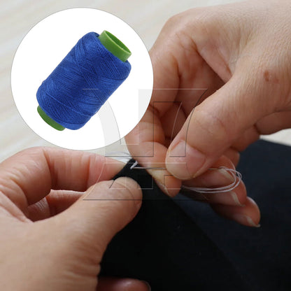 BQLZR Polyester Mini Thread Spool for Beginners Sewing Tools Royal Blue 330 Yards