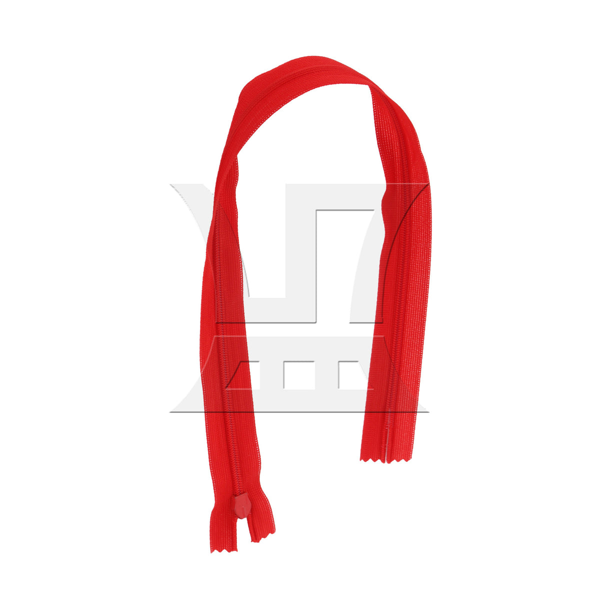 BQLZR 1pc Red Sewing Nylon Coil Zippers 40cm Length with Thickened Cloth Edge