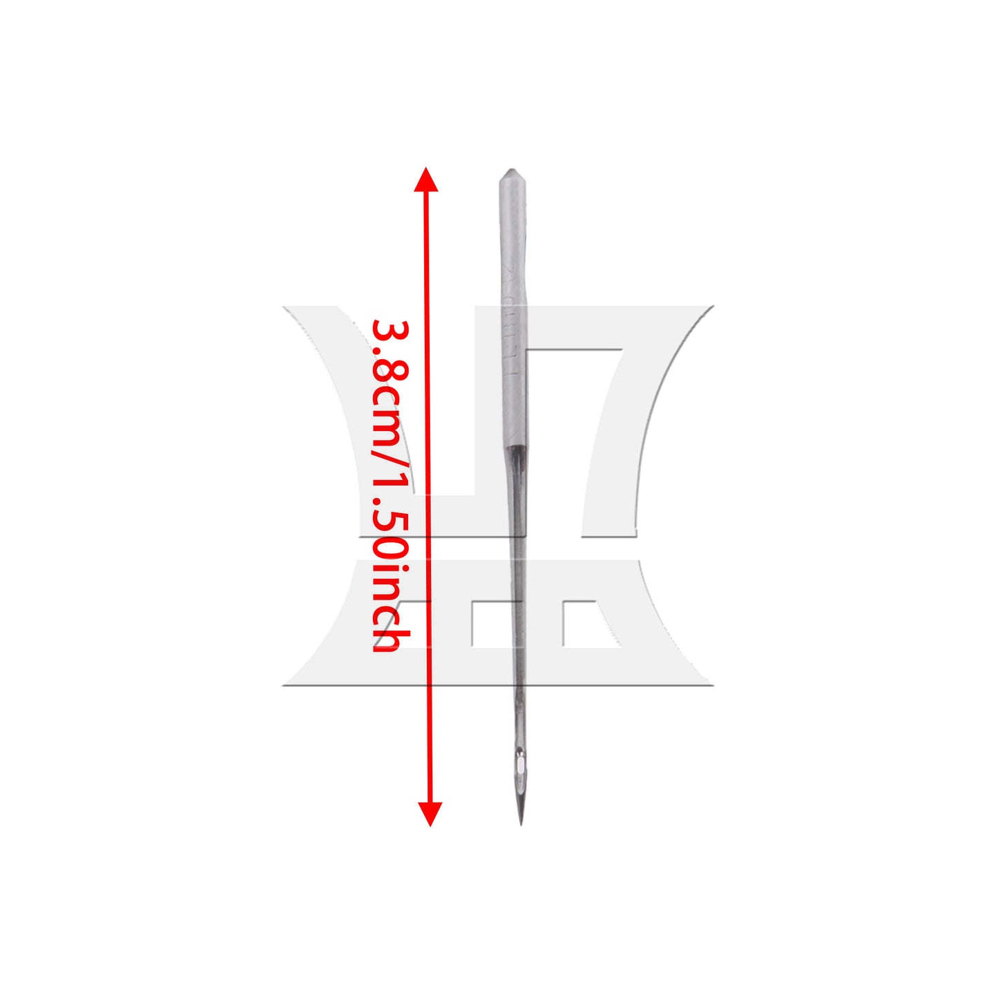 BQLZR 10pcs Sewing Machine Needles DB Size 12 Round Head for Electric Industrial Flat Car Accessories 3.8cm Length