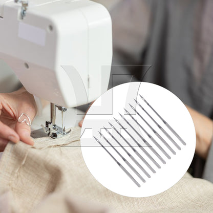 BQLZR 10pcs Sewing Machine Needles DB Size 14 Round Head for Electric Industrial Flat Car Accessories 3.8cm Length