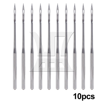 BQLZR 10pcs Sewing Machine Needles DB Size 14 Round Head for Electric Industrial Flat Car Accessories 3.8cm Length