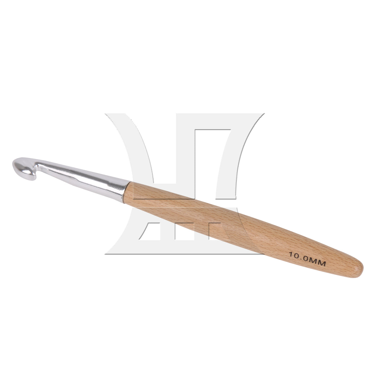 BQLZR Metal Crochet Hook With Solid Wood Handle, Light Weight And Easy To Carry, Used For Yarn Crafting, Width 1cm