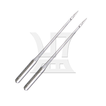 BQLZR 10pcs Embroidery Machine Needles HA Size 12 Flat Head for Electric Industrial Flat Car Accessories 3.8cm Length