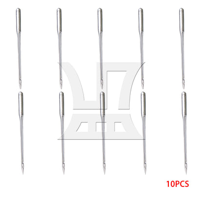 BQLZR 10pcs Embroidery Machine Needles HA Size 16 Flat Head for Electric Industrial Flat Car Accessories 3.8cm Length